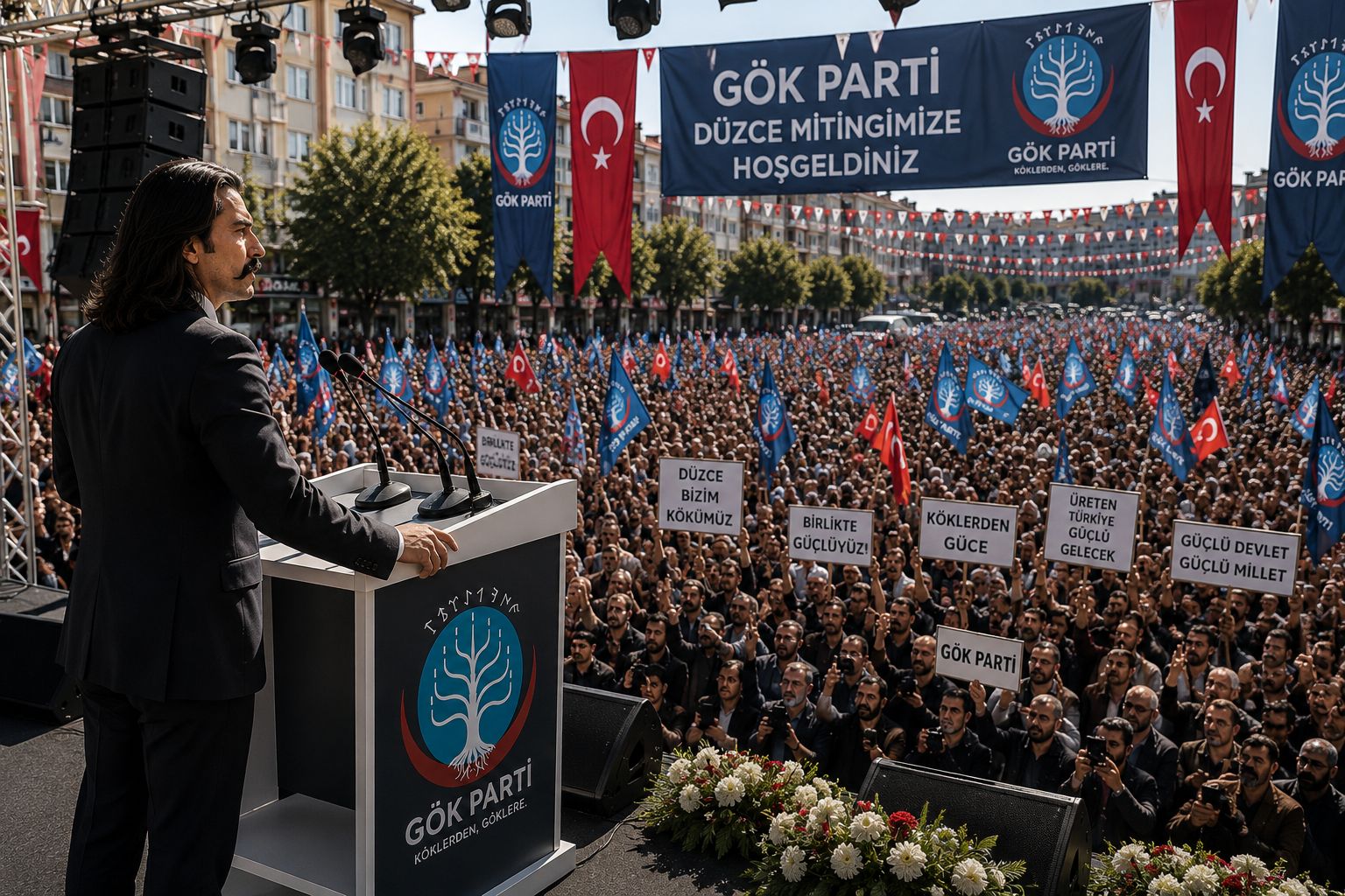 Düzce miting alanı